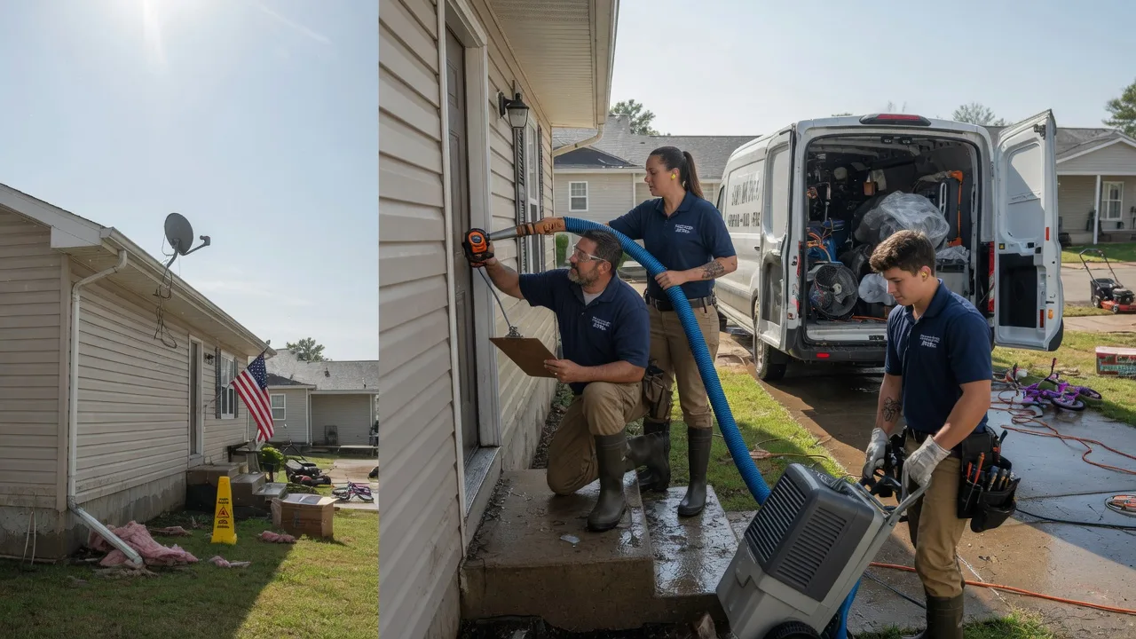 Ceiling Water Damage Restoration in Simonton, TX near me